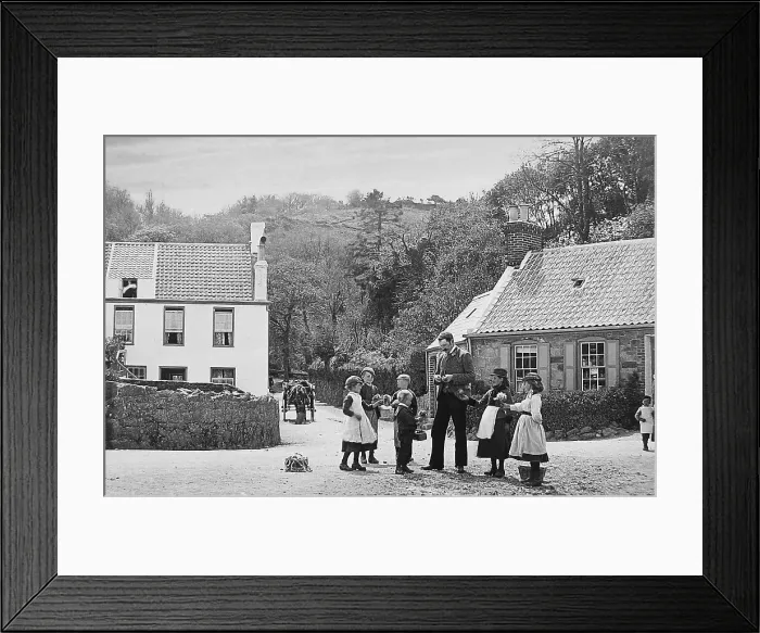 Framed Print : Rozel Bay Jersey Victorian period Framed Print : Rozel Bay Jersey Victorian period