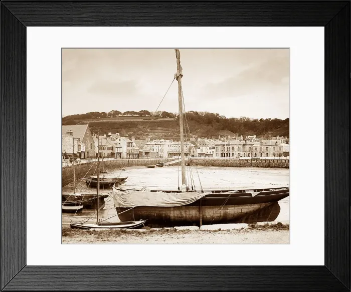 Framed Print : Saint Aubin, Jersey Framed Print : Saint Aubin, Jersey