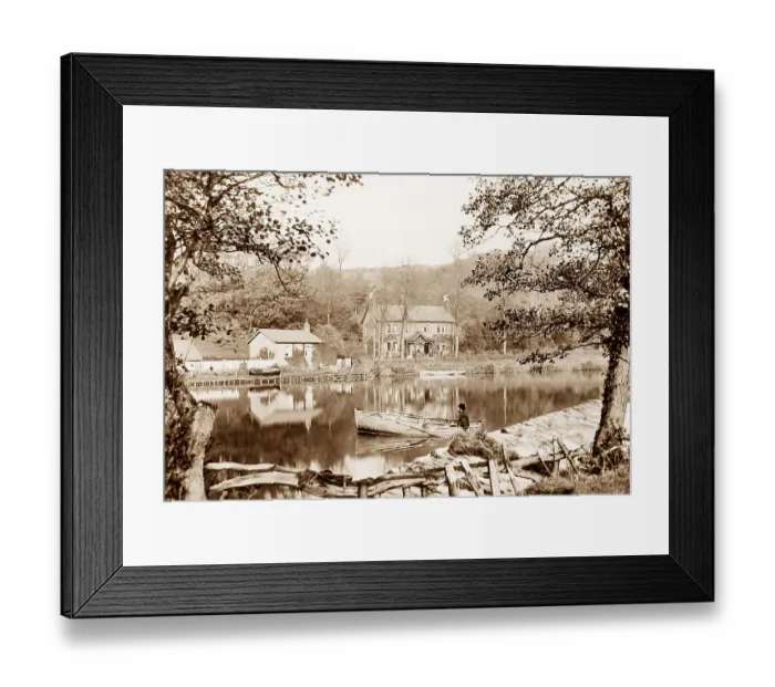 Framed Print : Ruswarp Victorian period Framed Print : Ruswarp Victorian period