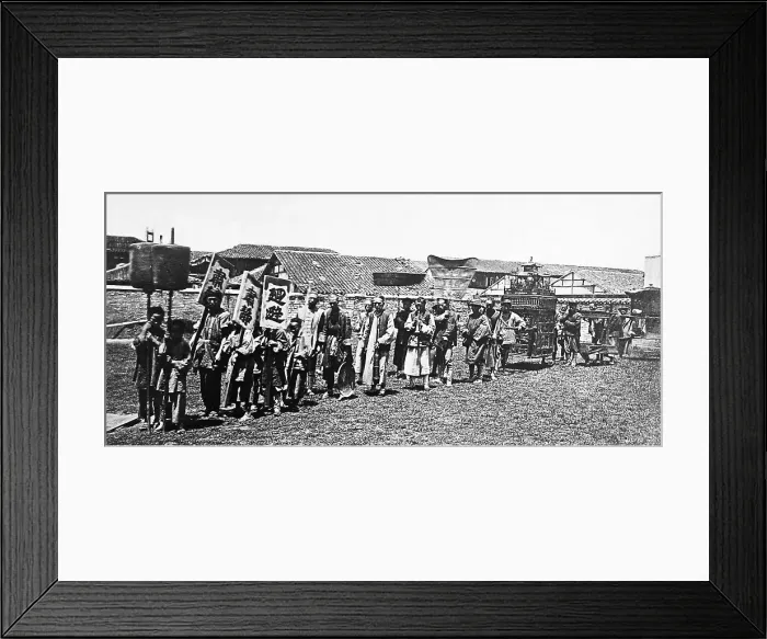 Framed Print : Funeral in China Framed Print : Funeral in China