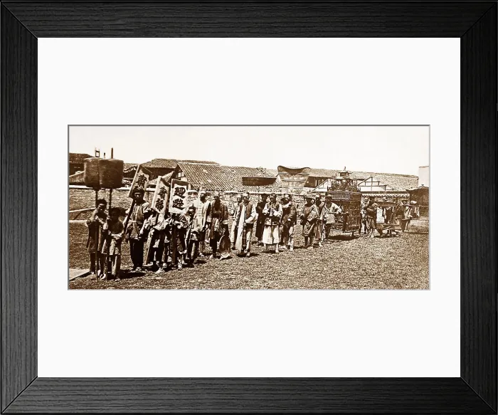 Framed Print : China - funeral pre-1900 Framed Print : China - funeral pre-1900
