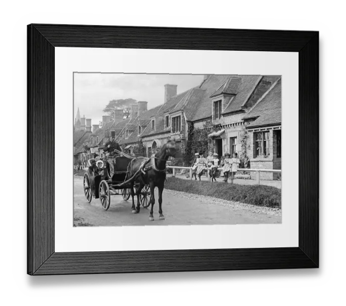 Framed Print : Foulden near Berwick on Tweed Victorian period Framed Print : Foulden near Berwick on Tweed Victorian period