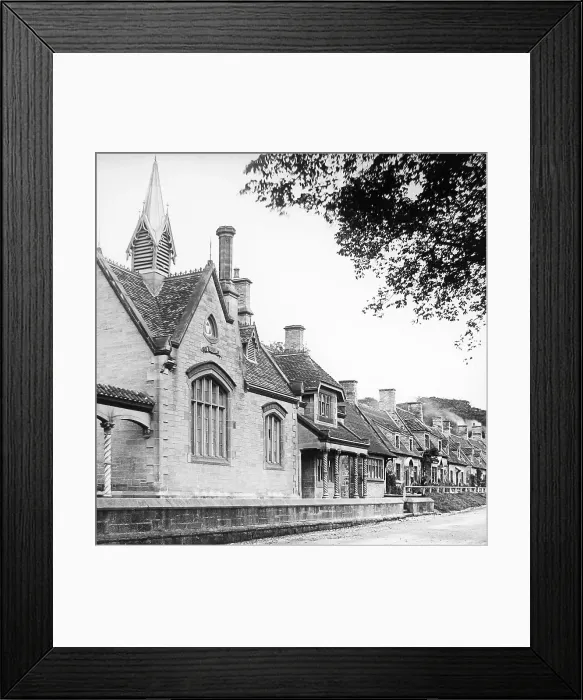 Framed Print : Foulden near Berwick on Tweed Victorian period Framed Print : Foulden near Berwick on Tweed Victorian period