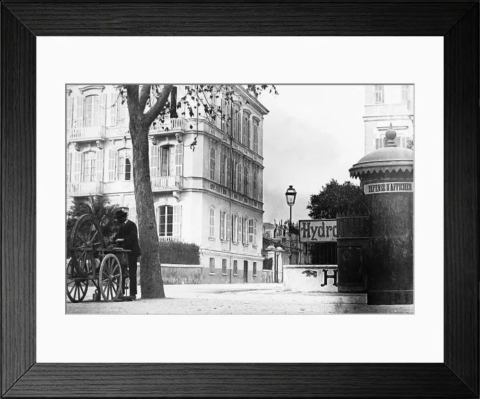 Framed Print : France Nice - knife grinder pre-1900 Framed Print : France Nice - knife grinder pre-1900