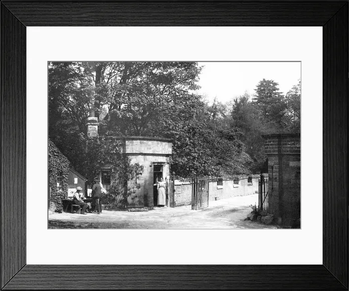 Framed Print : Barnard Castle Abbey Bridge Victorian period Framed Print : Barnard Castle Abbey Bridge Victorian period