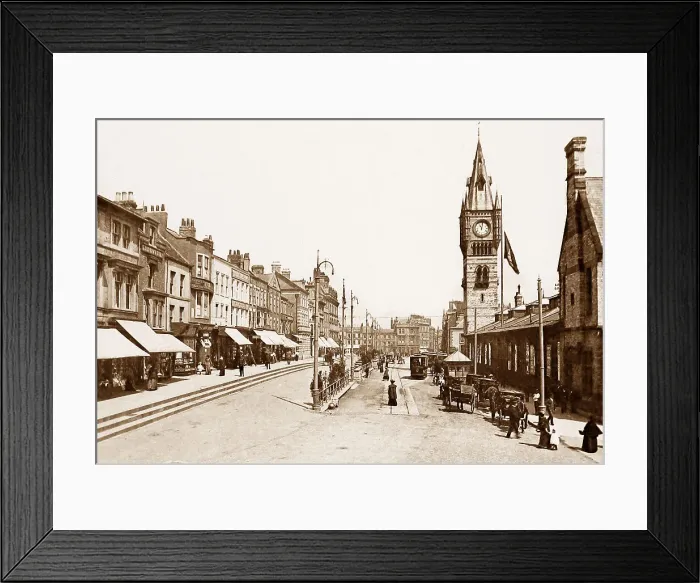 Framed Print : High Row, Darlington Framed Print : High Row, Darlington