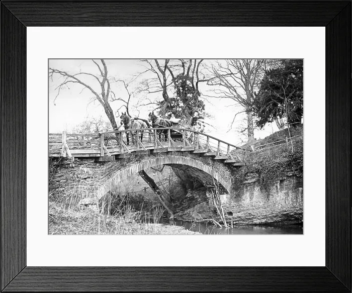 Framed Print : Bow Bridge near Ludlow Victorian period Framed Print : Bow Bridge near Ludlow Victorian period