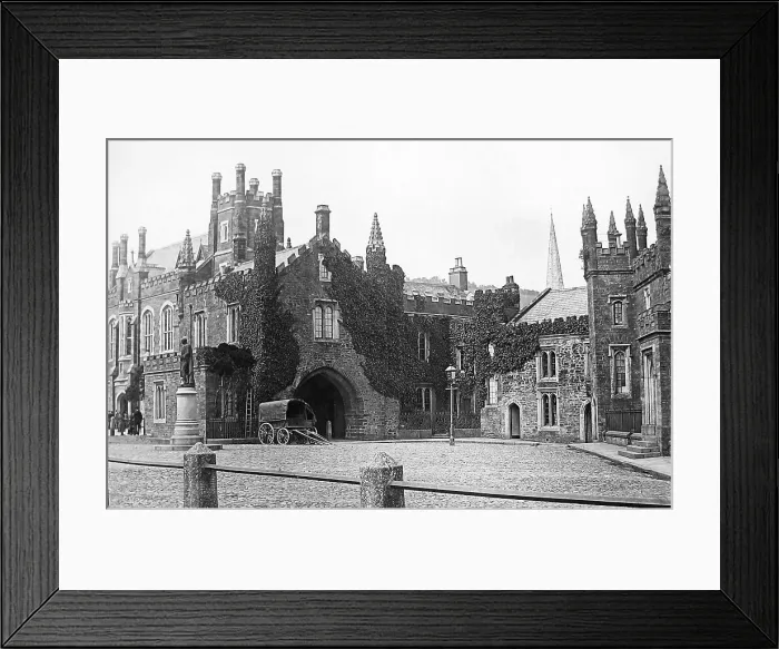 Framed Print : Tavistock Guildhall Victorian period Framed Print : Tavistock Guildhall Victorian period