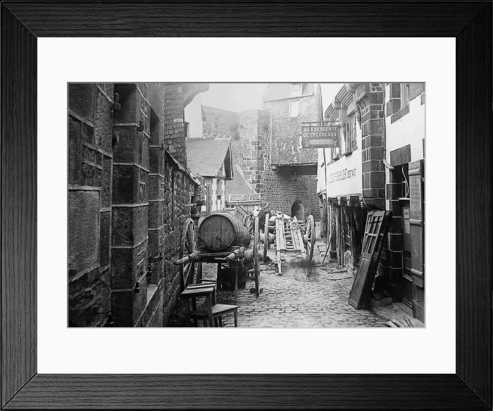 Framed Print : France Mont Saint-Michel pre-1900 Framed Print : France Mont Saint-Michel pre-1900
