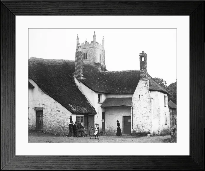 Framed Print : Drewsteignton Victorian period Framed Print : Drewsteignton Victorian period