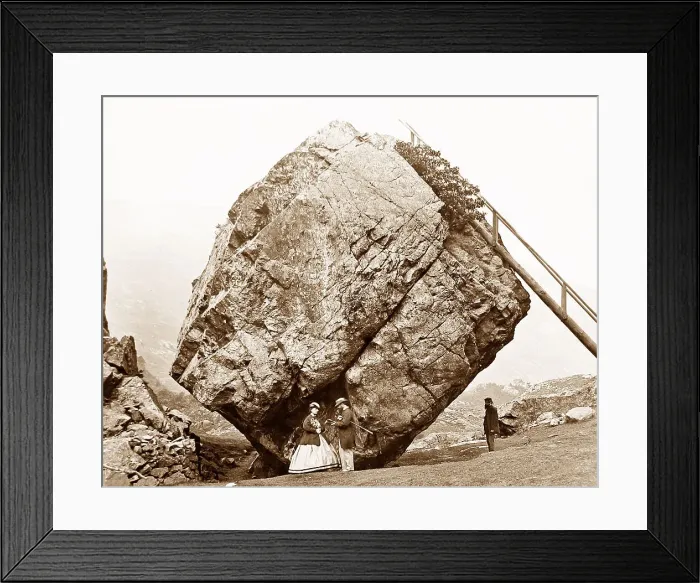 Framed Print : Bowder Stone, Borrowdale Framed Print : Bowder Stone, Borrowdale