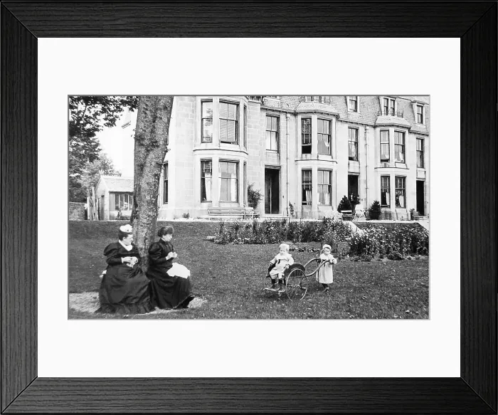 Framed Print : Dunoon West Bay Victorian period Framed Print : Dunoon West Bay Victorian period