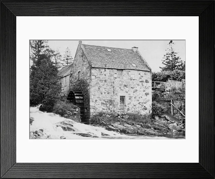 Framed Print : Old Mill near Braemar Victorian period Framed Print : Old Mill near Braemar Victorian period