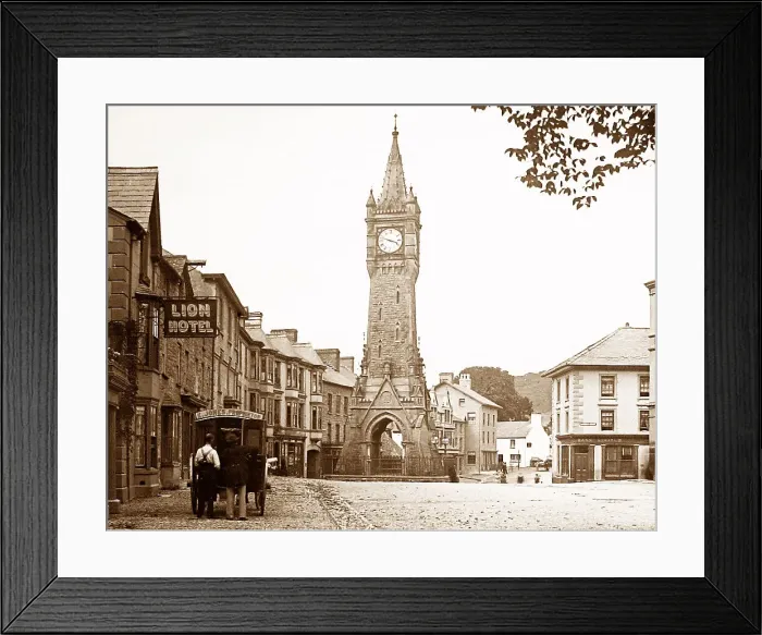 Framed Print : Machynlleth Victorian period Framed Print : Machynlleth Victorian period
