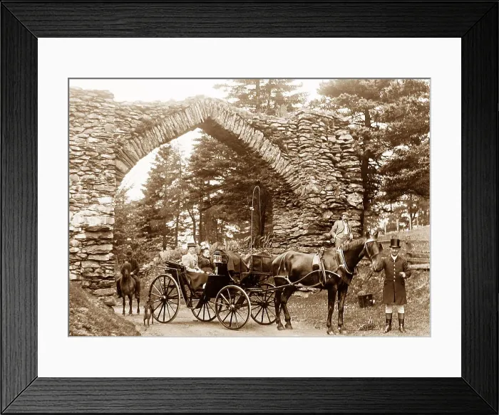 Framed Print : Hafod Arch Devil's Bridge near Aberystwyth Victorian period Framed Print : Hafod Arch Devil's Bridge near Aberystwyth Victorian period