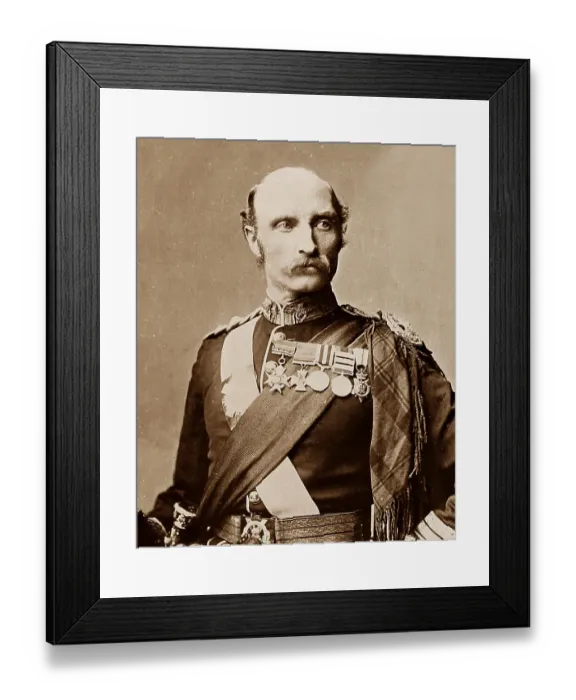 Framed Print : Sir George Stuart White VC Victorian period Framed Print : Sir George Stuart White VC Victorian period