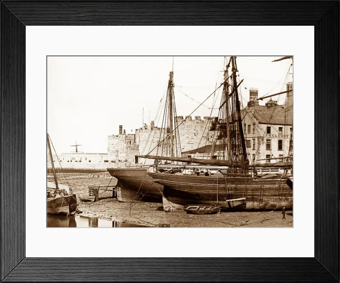 Framed Print : Caernarvon Victorian period Framed Print : Caernarvon Victorian period