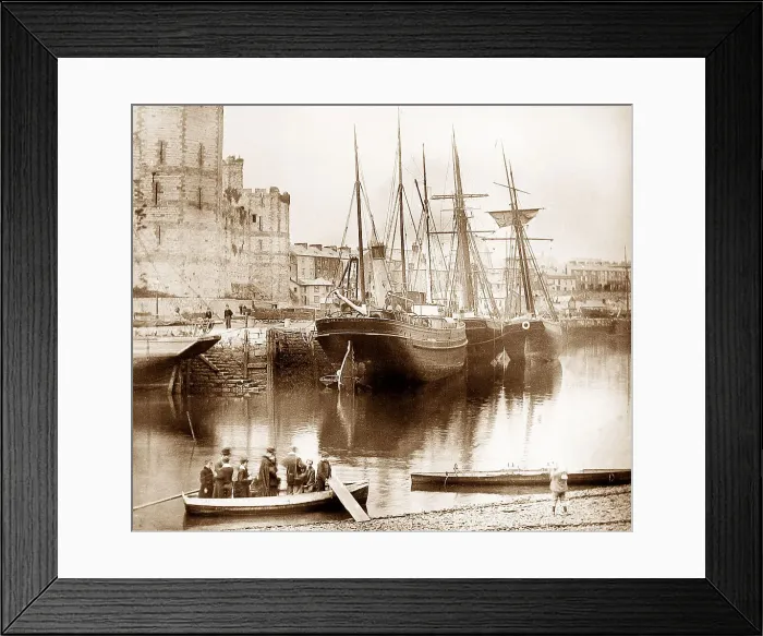 Framed Print : Caernarvon Victorian period Framed Print : Caernarvon Victorian period