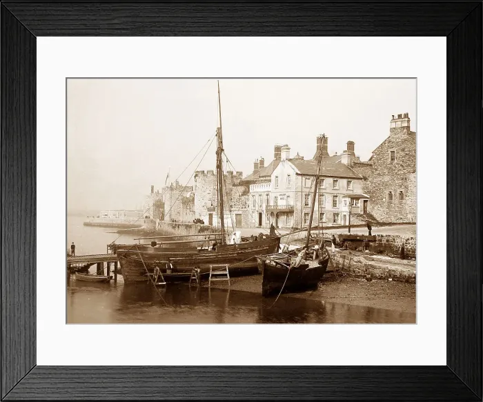 Framed Print : Caernarvon Victorian period Framed Print : Caernarvon Victorian period