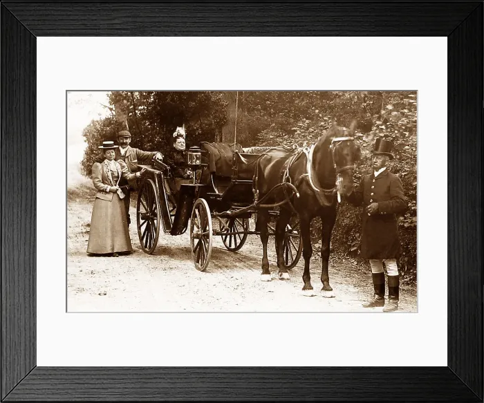 Framed Print : Lane near Ruthin Victorian period Framed Print : Lane near Ruthin Victorian period