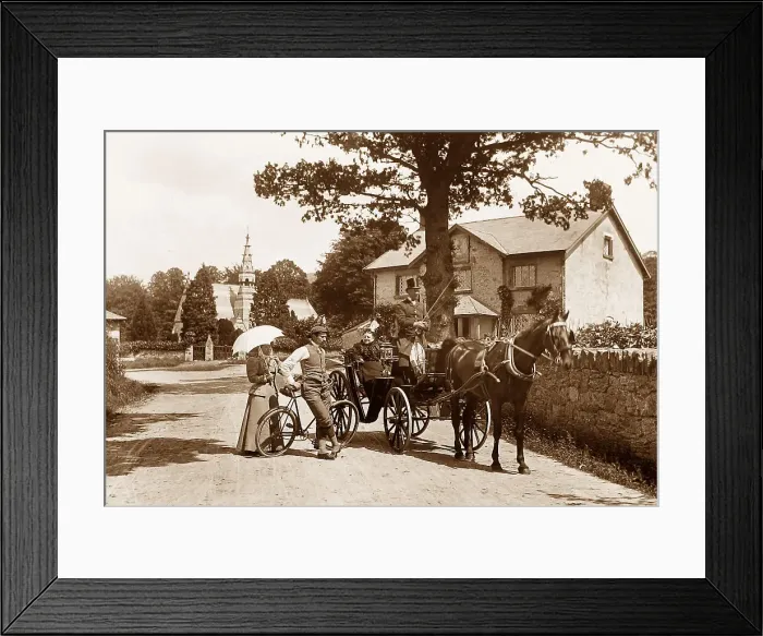 Framed Print : Llanbedr near Ruthin Victorian period Framed Print : Llanbedr near Ruthin Victorian period