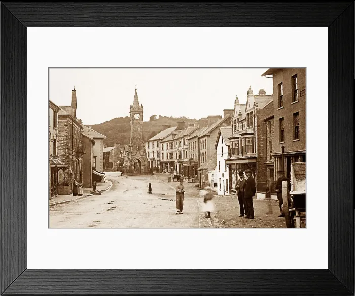 Framed Print : Machynlleth Victorian period Framed Print : Machynlleth Victorian period