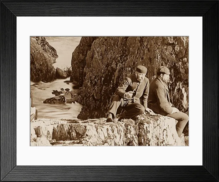 Framed Print : River Lledr Victorian period Framed Print : River Lledr Victorian period