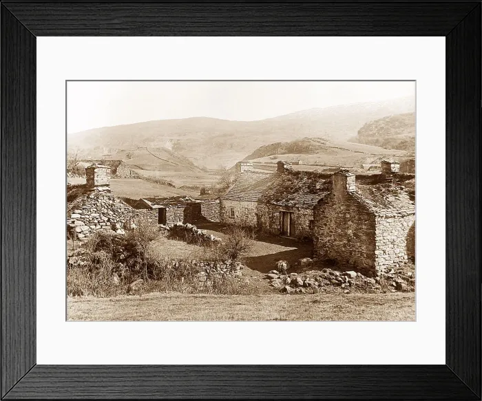Framed Print : Dolwyddelan Victorian period Framed Print : Dolwyddelan Victorian period