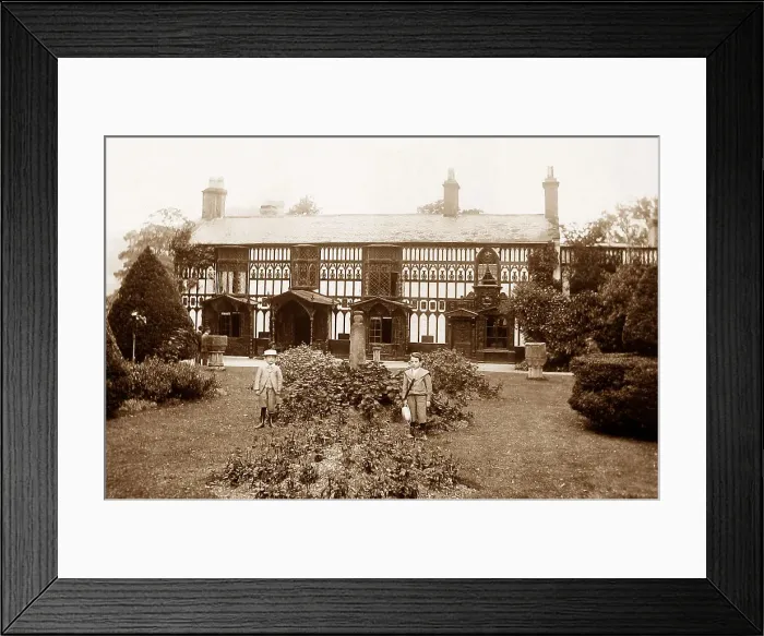 Framed Print : Plas Newydd Llangollen Victorian period Framed Print : Plas Newydd Llangollen Victorian period
