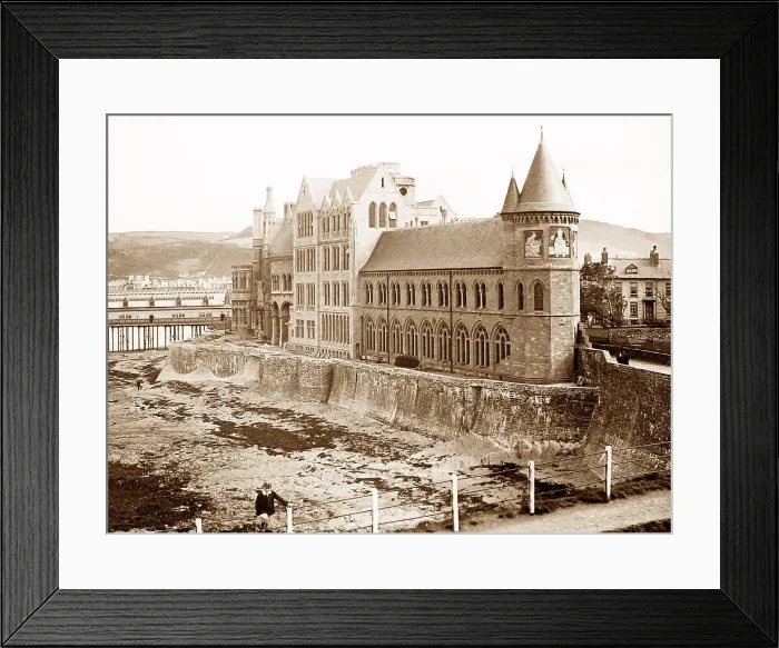 Framed Print : Aberystwyth College Victorian period Framed Print : Aberystwyth College Victorian period