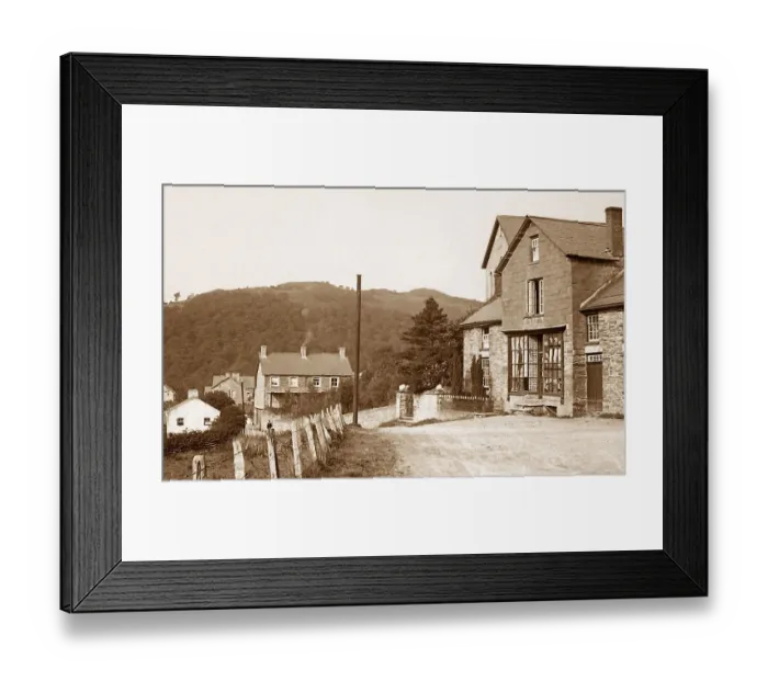 Framed Print : Hafod Village Victorian period Framed Print : Hafod Village Victorian period