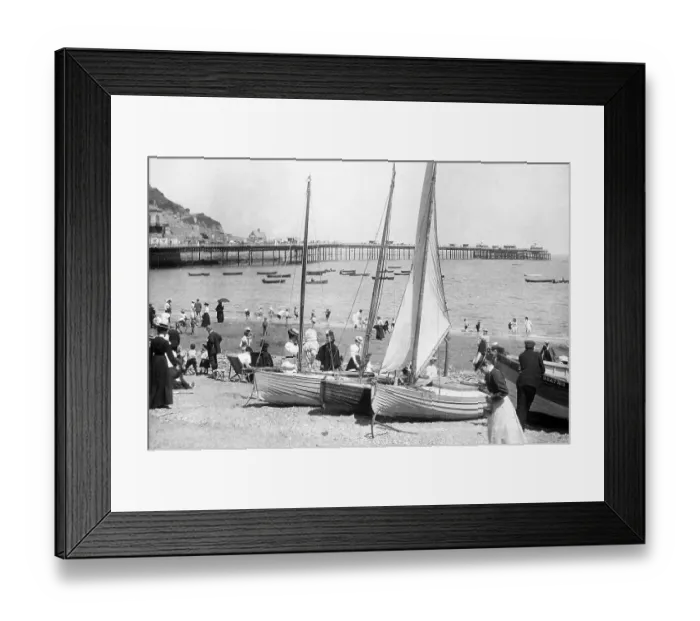 Framed Print : Llandudno Pier and beach Framed Print : Llandudno Pier and beach