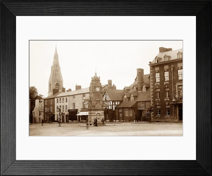 Framed Print : Ruthin Victorian period Framed Print : Ruthin Victorian period
