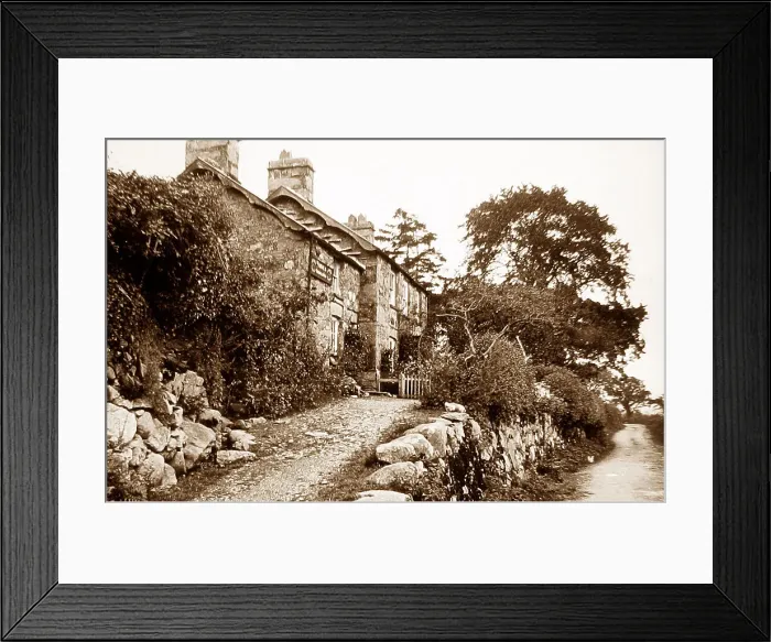 Framed Print : Pont Dolgarrog Lord Newborough Inn Victorian period Framed Print : Pont Dolgarrog Lord Newborough Inn Victorian period