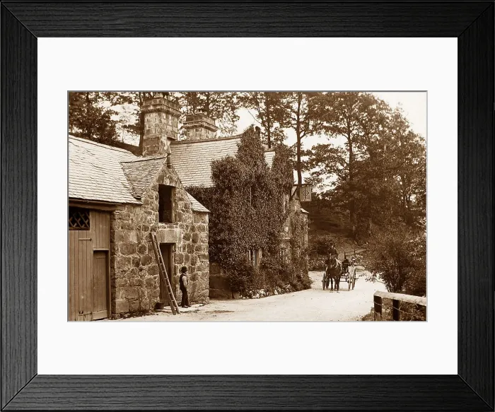 Framed Print : Dolgellau Tyn-y-Groes Hotel Victorian period