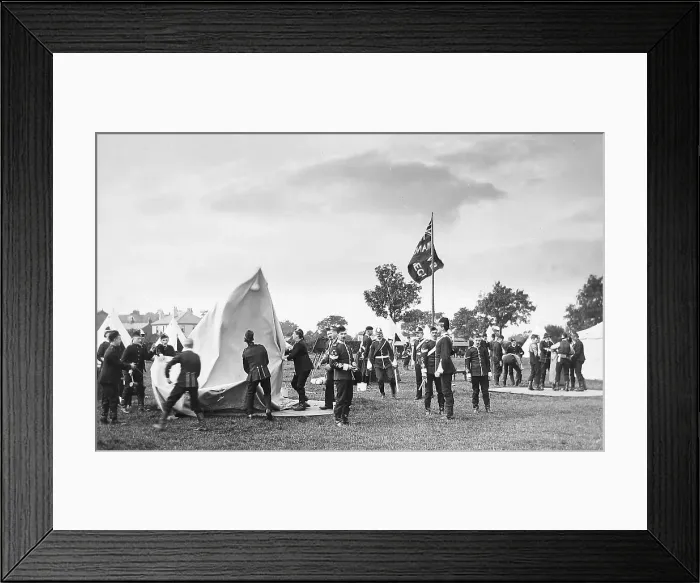 Framed Print : British Army Volunteer Regiment at Harrogate Framed Print : British Army Volunteer Regiment at Harrogate