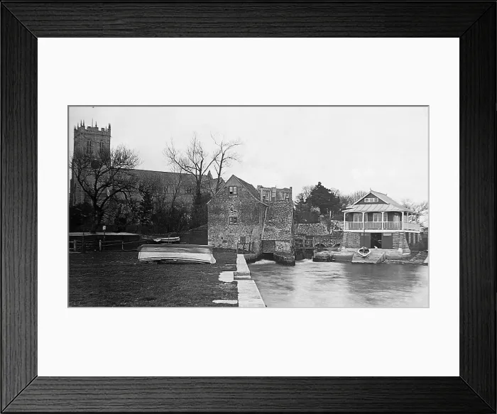 Framed Print : Christchurch Old Mill Victorian period Framed Print : Christchurch Old Mill Victorian period