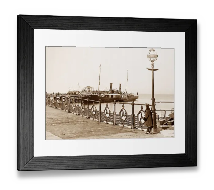 Framed Print : Swanage Pier Framed Print : Swanage Pier