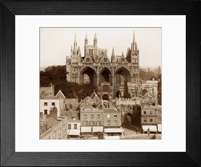 Framed Print : Peterborough Cathedral Framed Print : Peterborough Cathedral