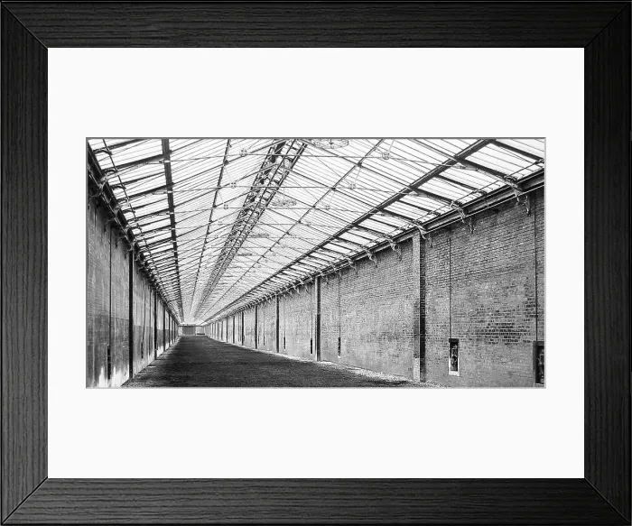 Framed Print : Welbeck Abbey The Tan Gallop Victorian period Framed Print : Welbeck Abbey The Tan Gallop Victorian period