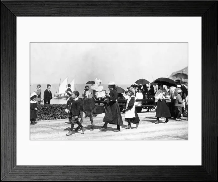 Framed Print : Donkey ride along the Prom, Aberystwyth, Wales Framed Print : Donkey ride along the Prom, Aberystwyth, Wales