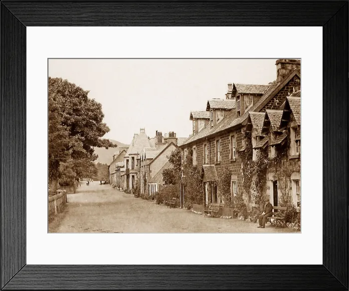Framed Print : Main Street, Strathyre, Scotland Framed Print : Main Street, Strathyre, Scotland