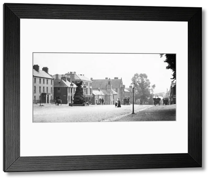 Framed Print : Moffat High Street Victorian period Framed Print : Moffat High Street Victorian period