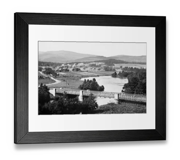 Framed Print : Kingussie Victorian period Framed Print : Kingussie Victorian period