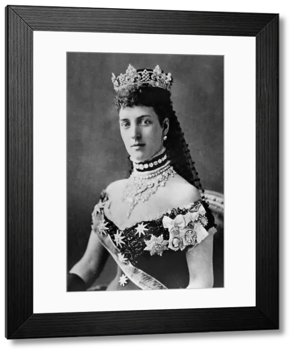 Framed Print : Queen Consort Alexandra of Denmark Victorian period Framed Print : Queen Consort Alexandra of Denmark Victorian period