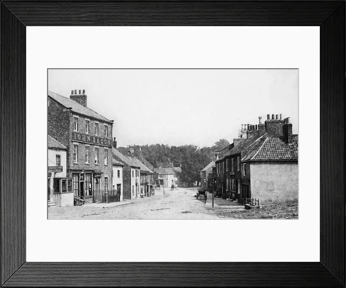 Framed Print : Boroughbridge High Street Framed Print : Boroughbridge High Street
