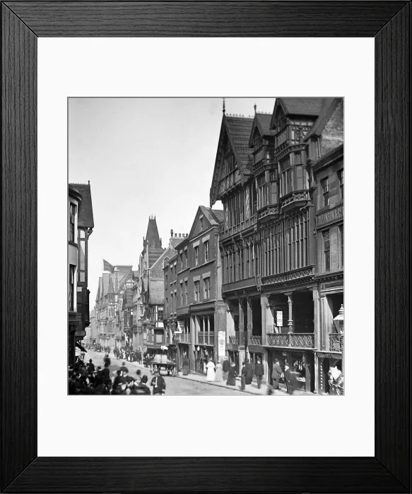 Framed Print : Chester Victorian period Framed Print : Chester Victorian period