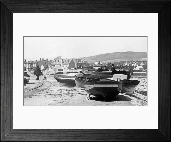 Framed Print : Swanage Victorian period Framed Print : Swanage Victorian period