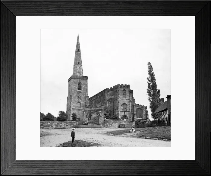 Framed Print : Astbury near Congleton Victorian period Framed Print : Astbury near Congleton Victorian period