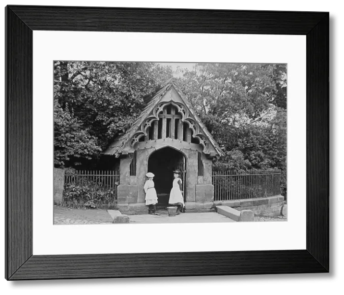 Framed Print : Great Budworth - The Well - Victorian period Framed Print : Great Budworth - The Well - Victorian period